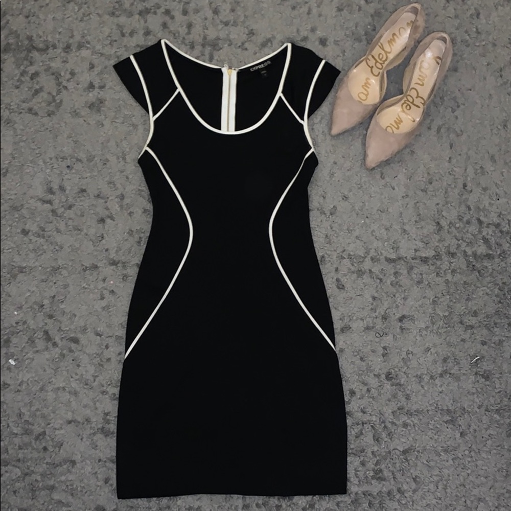 Black cocktail dress